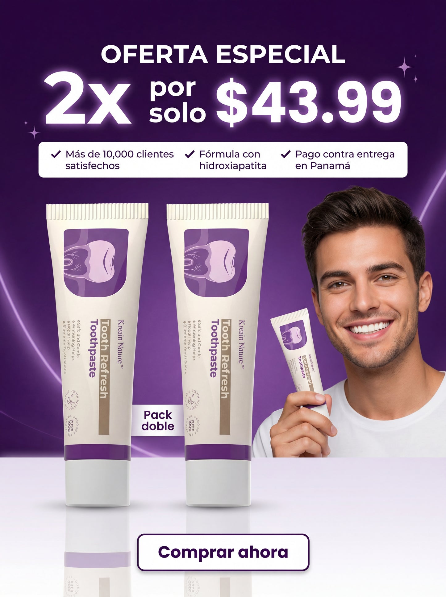 Promoción Exclusiva 2x Pasta Dental por $43.99