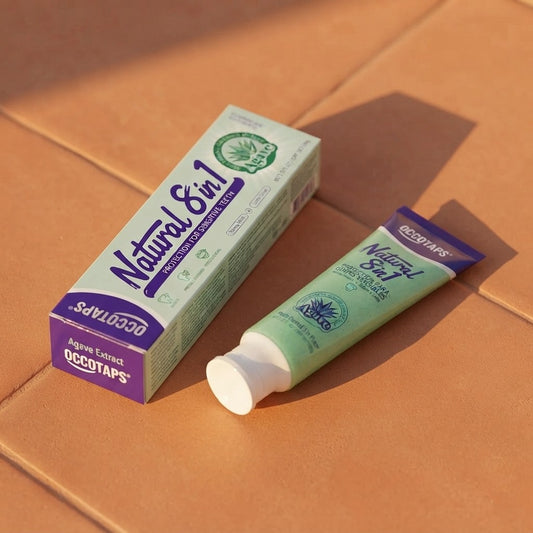 Pasta de dientes de agave natural para dientes sensibles